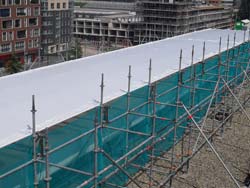 krimpfolie luchtkanalen vervangen gemeentehuis amsterdam